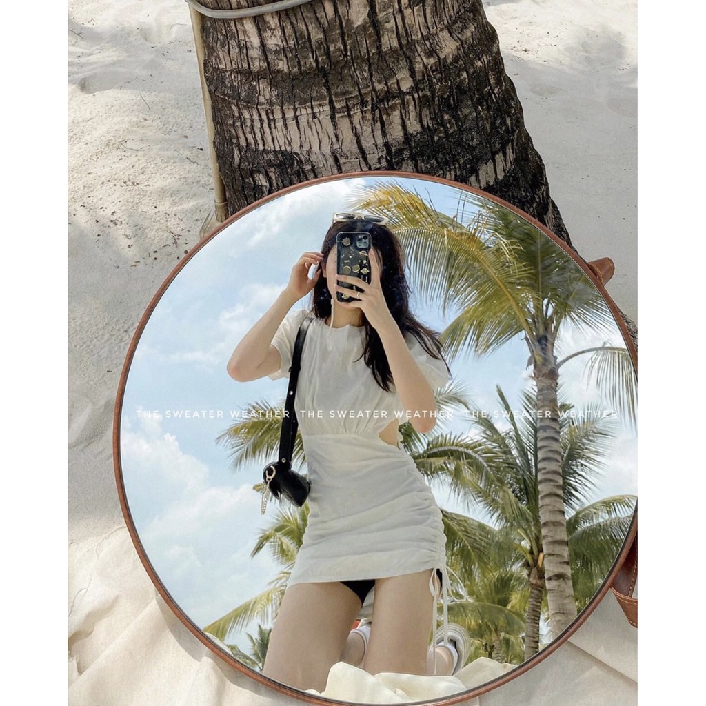 [Mã SKAMA06 giảm 8% tối đa 50K đơn 250K] Váy liền khoét eo dây rút | BigBuy360 - bigbuy360.vn