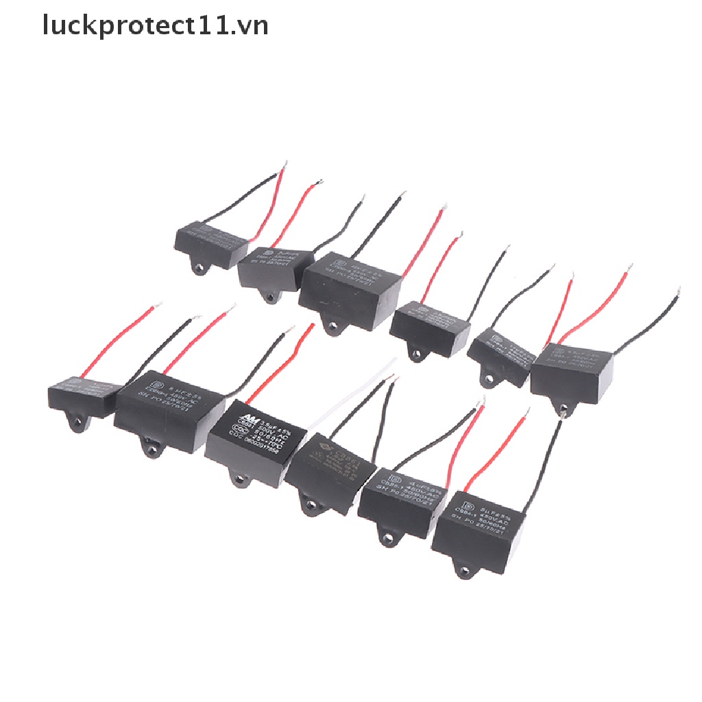 3c &amp; NEW * CBB61 450V 1uF ~ 12uF Tụ Điện Cho Quạt Trần