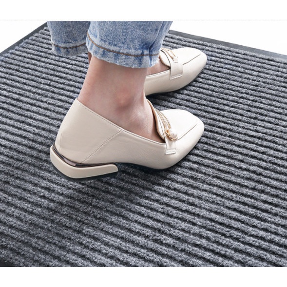 Thảm Chùi Chân Siêu Bền Chống Trượt Sạch Bụi Bẩn Để Cửa Ra Vào Cừu Vui Vẻ