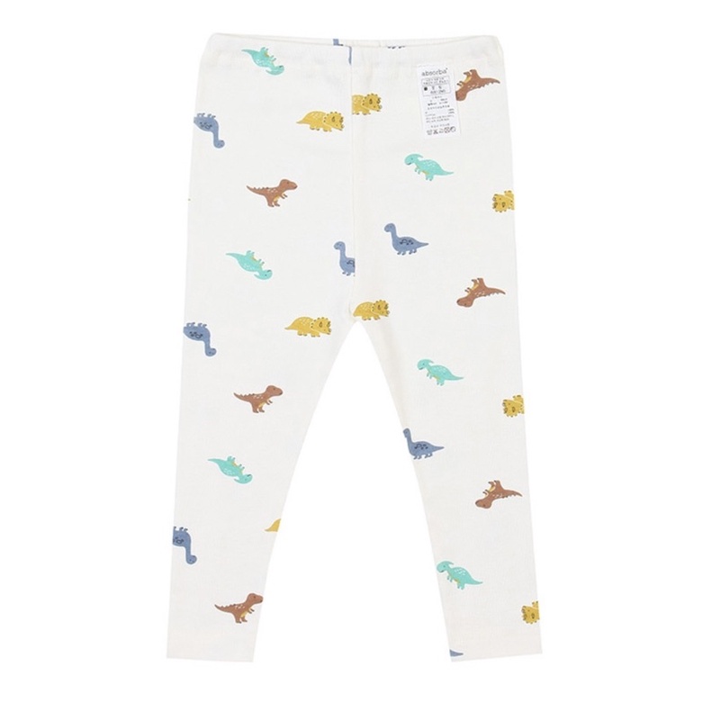 Bộ cotton mềm co giãn Absorba xuất Hàn dư xịn hoạ tiết khủng long