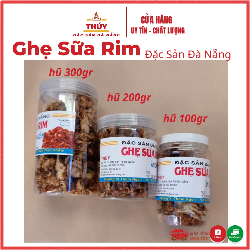 Ghẹ sữa rim gia vị ăn liền Thúy Đặc Sản Đà Nẵng loại 1 thơm ngon giàu dinh dưỡng chuẩn vị nhà làm