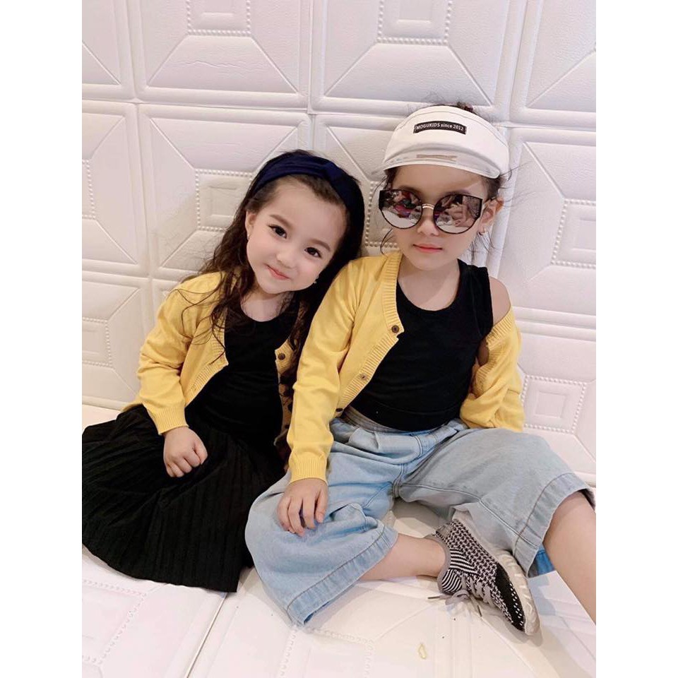 Áo len Cardigan lông cừu mềm mại  cho bé trai, bé gái - ALCA