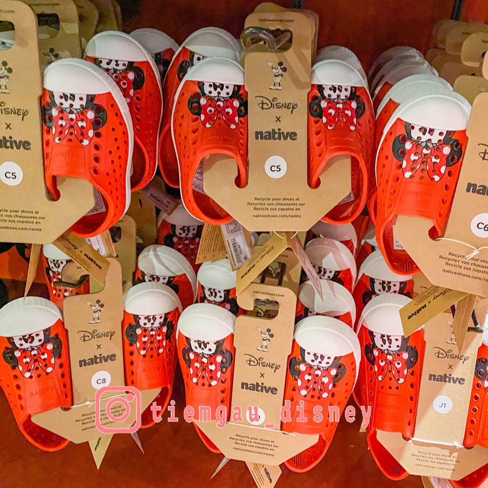 Giày cho bé thương hiệu Disney x Native chính hãng - Hàng xách tay full Tem tag