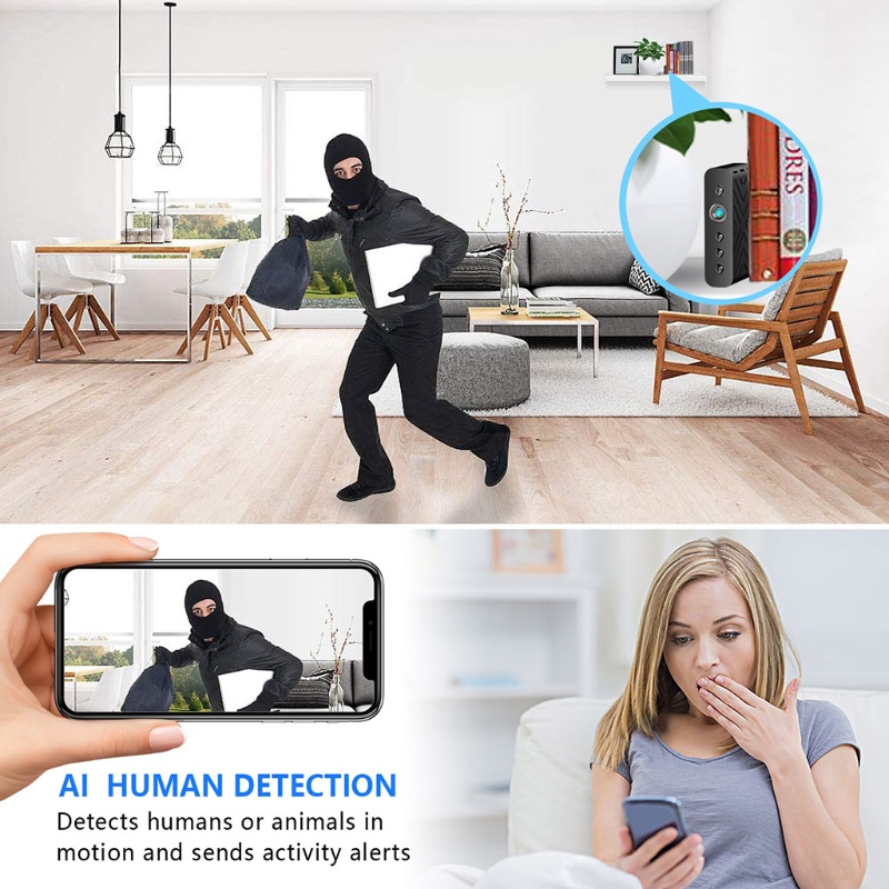 Máy Quay An Ninh zzz 1080P Hỗ Trợ Tầm Nhìn Ban Đêm Cho Bé