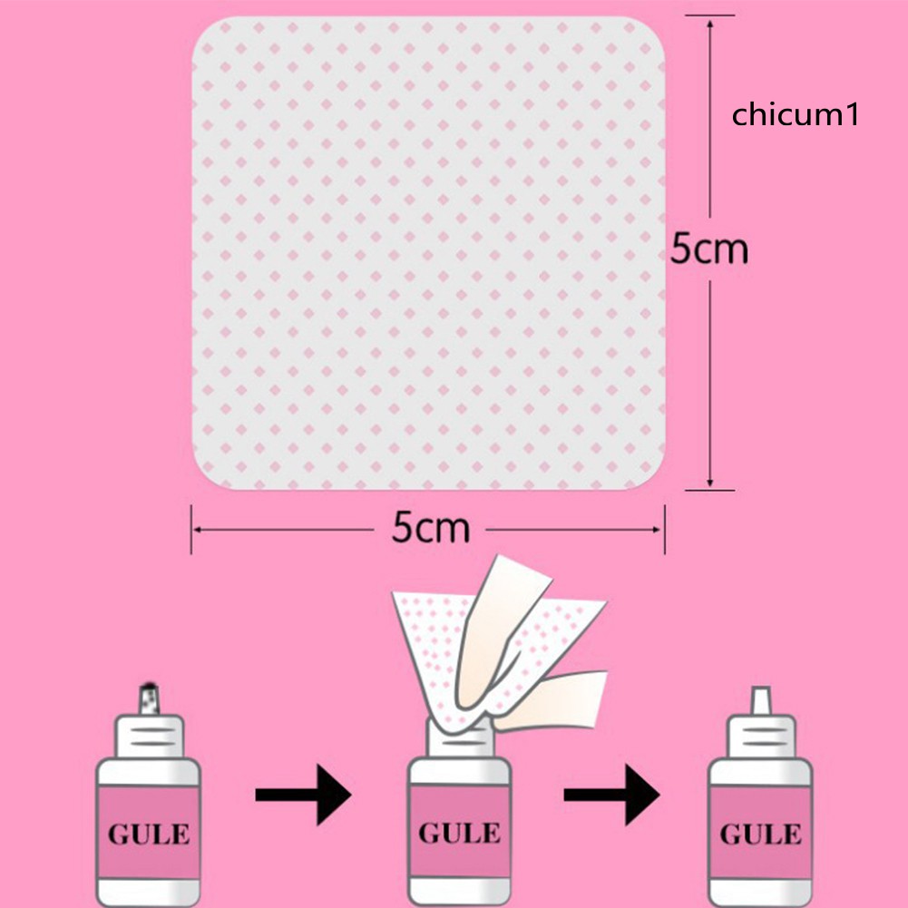 (Hàng Mới Về) Set 100 Miếng Dán Tẩy Trang Lông Mi Chuyên Nghiệp