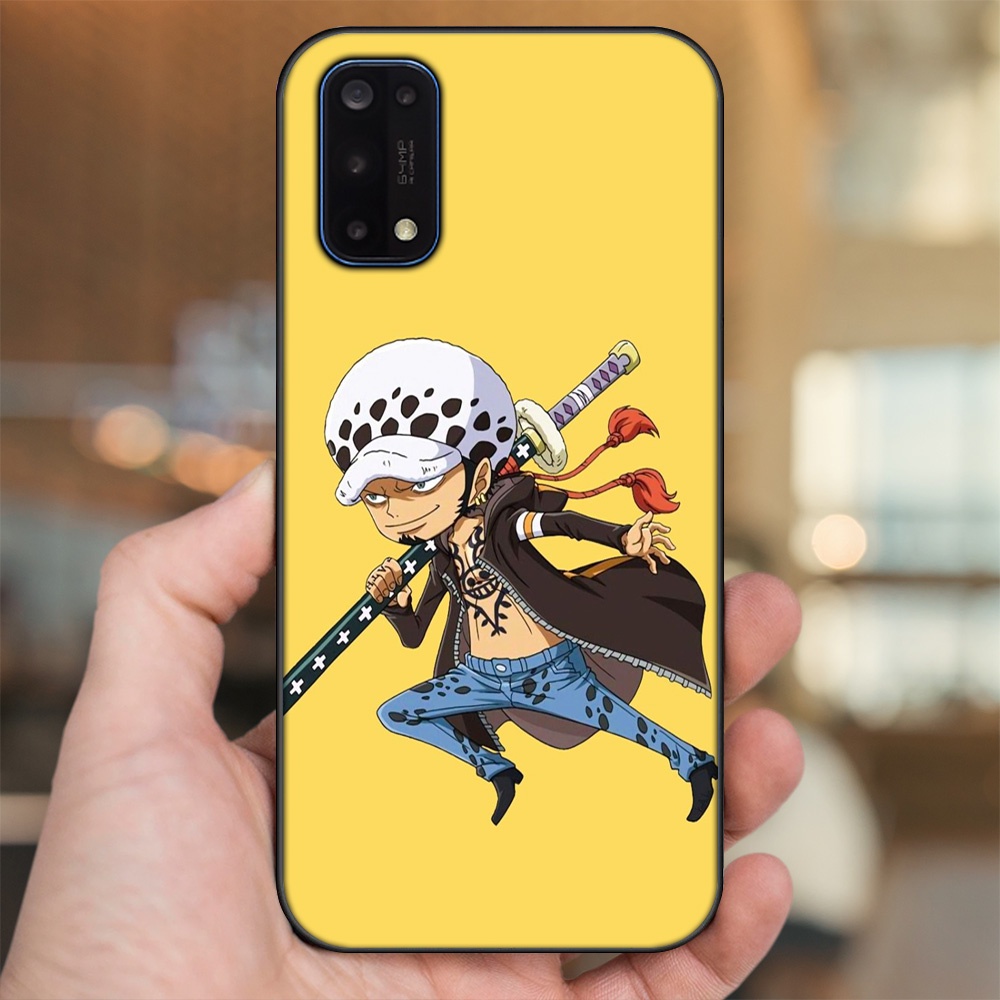 Ốp lưng Realme 7 Pro viền đen in hình Law One Piece
