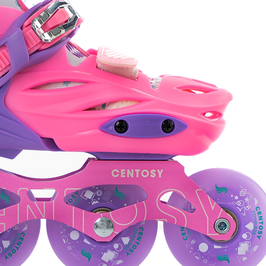 Giày trượt patin trẻ em Centosy Joy Kid CR5 - 8 bánh đèn, form chắc chắn - hàng chính hãng