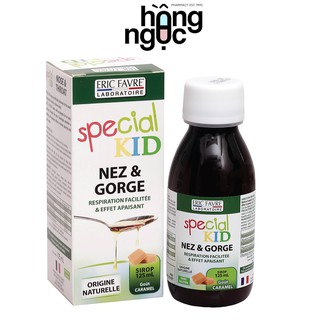 (Thanh lý mua 1 tặng 1) Siro ho trẻ em Special Kid Nez & Gorge 125ml, giảm ho và thông thoáng đường hô hấp