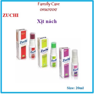 [Rẻ vô địch] Combo 10 chai Zuchi - xịt nách 20ml