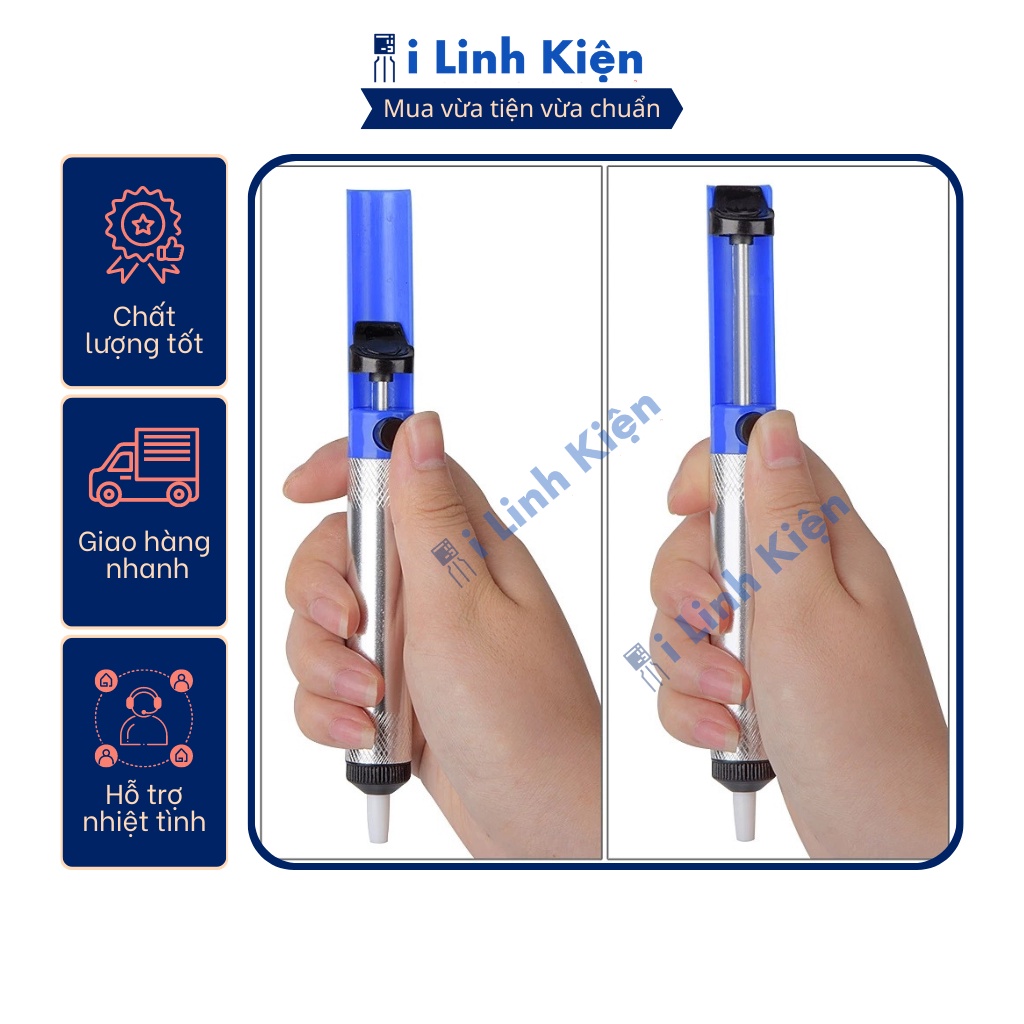 Hút thiếc chì hàn mini cầm tay lực mạnh