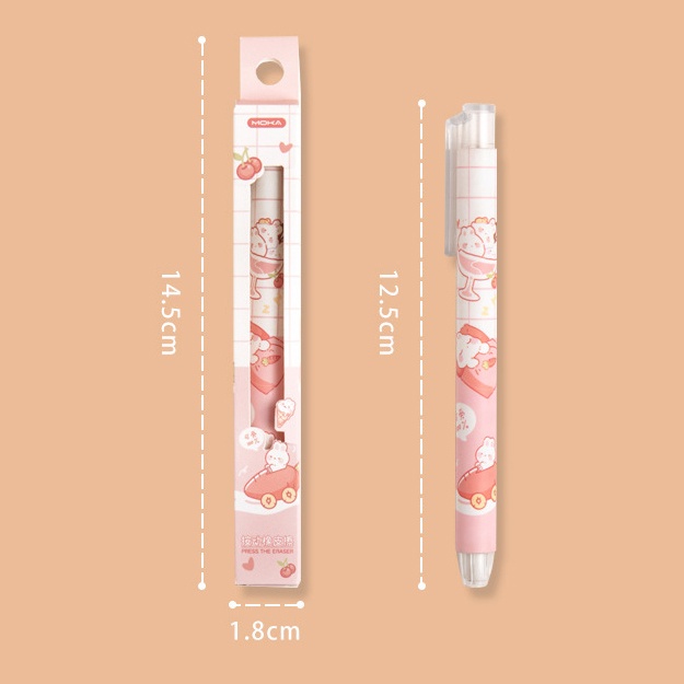 Cục Tẩy Bút Chì Bằng Cao Su Họa Tiết Hoạt Hình Dễ Thương