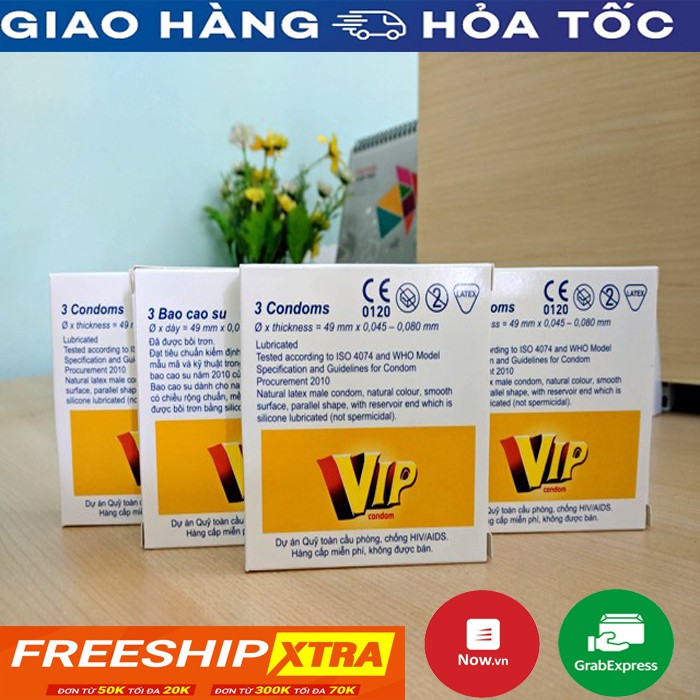 Bao bao su VIP-LUS (144 Chiếc) siêu tiết kiệm tiện lợi