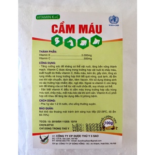 Vitamin K - cầm máu (gói 100g)