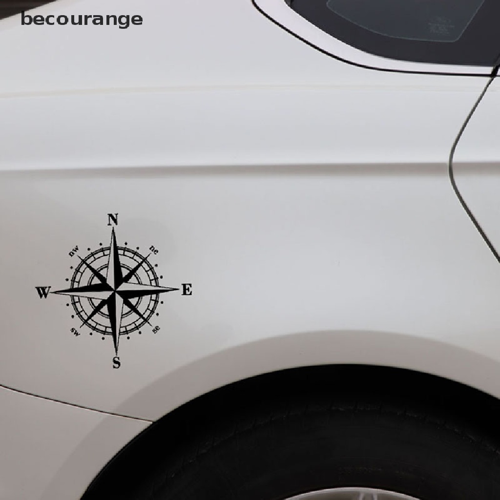 Miếng Dán Trang Trí Xe Hơi Hình La Bàn Kích Thước 15cm x