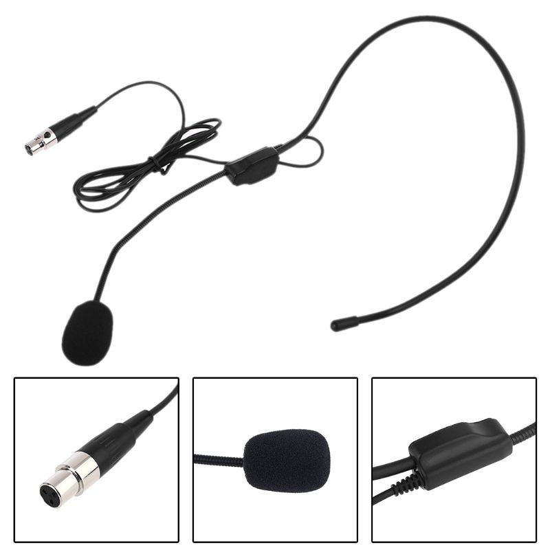 Micro zzz XLR 3 Pin Có Dây Đeo Chuyên Dụng Cho Giảng Dạy