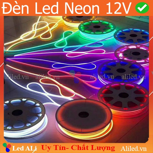 Đèn led Neon 12V cuộn 5m, Neon sign 12V