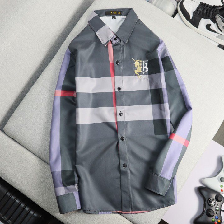 (Free Ship) Áo Sơ Mi Nam Phối Sọc Đơn Tính Phong Cách Hàn Cá Tính Thời Trang VLTN Shop