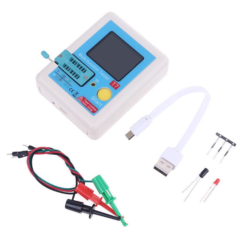 Thiết Bị Kiểm Tra Bóng Bán Dẫn Đa Năng LCR-T7 Màn Hình Hiển Thị TFT