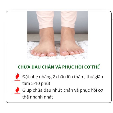 Thảm massage châm cứu toàn thân tặng kèm túi đựng - Bộ đệm bấm huyệt