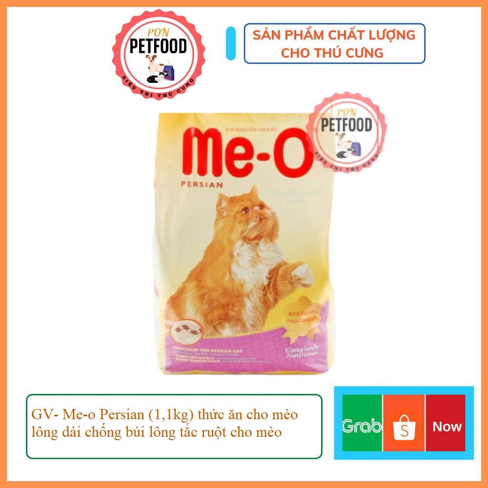 GV-  Me-o Persian (1,1kg) thức ăn cho mèo lông dài chống búi lông tắc ruột cho mèo