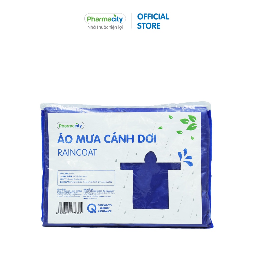 Áo mưa cánh dơi Pharmacity