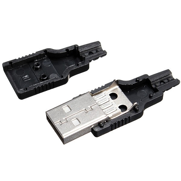 Combo 2 hoặc 5 Jack đực USB tự hàn