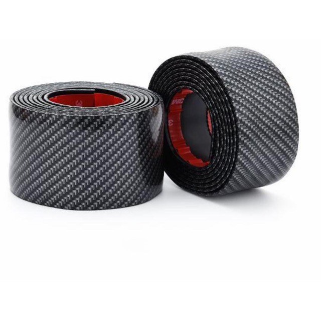 nẹp nhựa trang trí vân carbon, Nẹp carbon chống xước, nẹp cảbon 5d sẵn keo dán, nẹp bậc bước chân