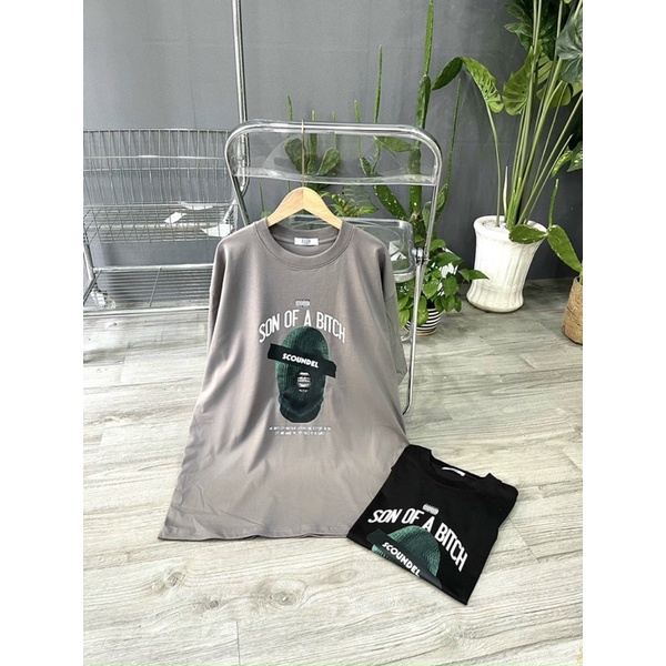 ÁO THUN TAY LỠ COTTON SON OF A BEATH FORM UNISEX NAM NỮ (hình chụp thật)
