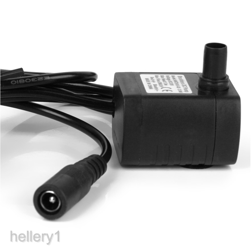 [Hellery1] Máy Bơm Nước Mini V 2.5W Với Lưới Lọc 200L / H Cho Bể Cá