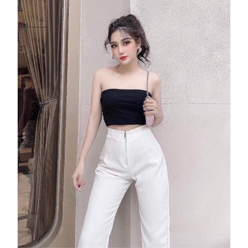 quần suông dây kéo xinh 🥰❤️( kèm video + feedback khách hàng )