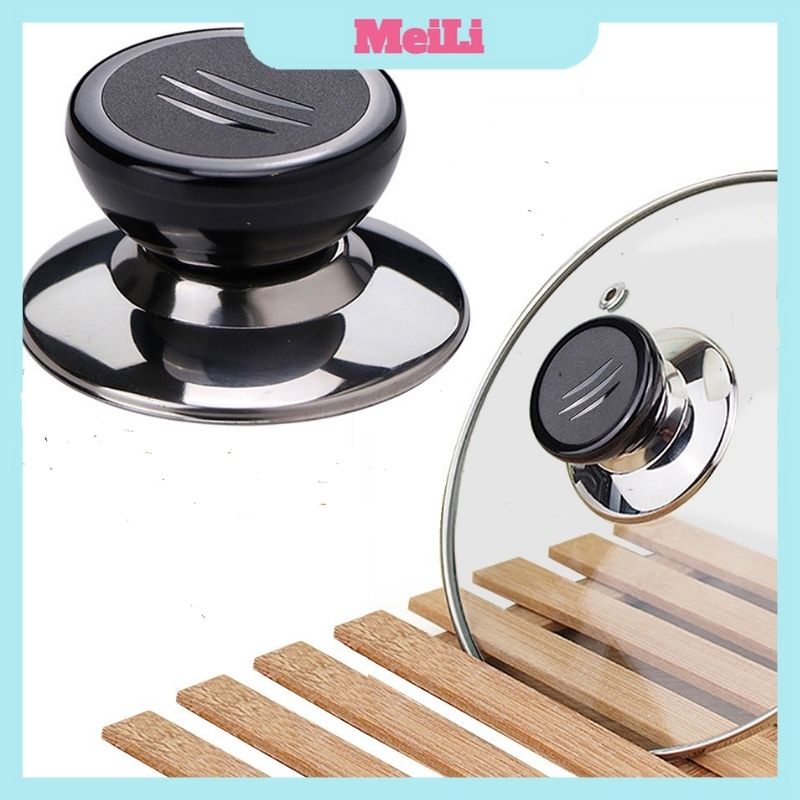Núm Tay Cầm Nắp Nồi Bằng Thép Không Gỉ Chống Bỏng Thay Thế Tiện Dụng Cho Nhà Bếp (tuyển sỉ).