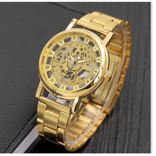 Đồng hồ nam PANDAWATCH thép không gỉ phong cách Hàn Quốc