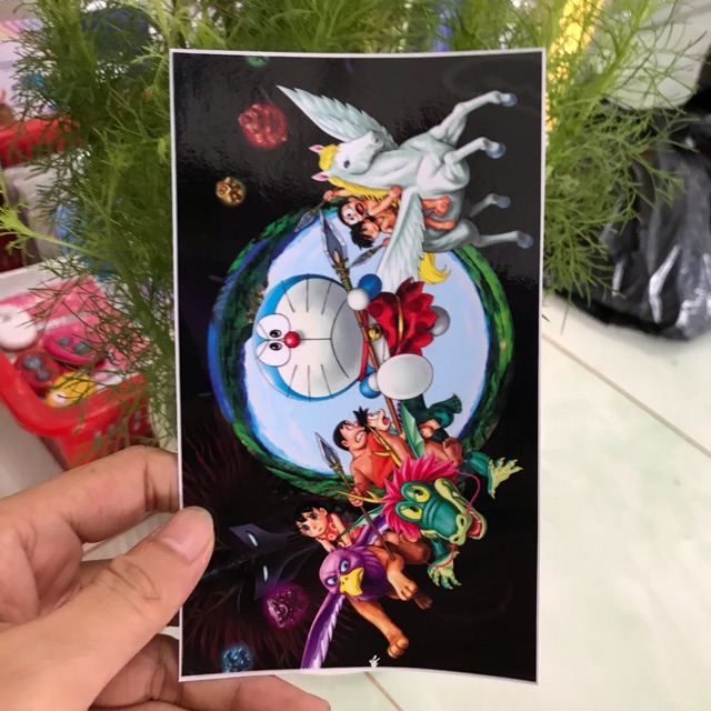 skin dán điện thoại hình doraemon