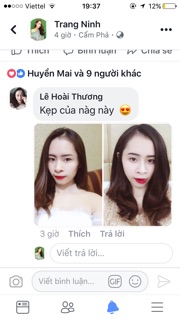 Kẹp phồng 2 bên( ảnh tu chụp 100%)