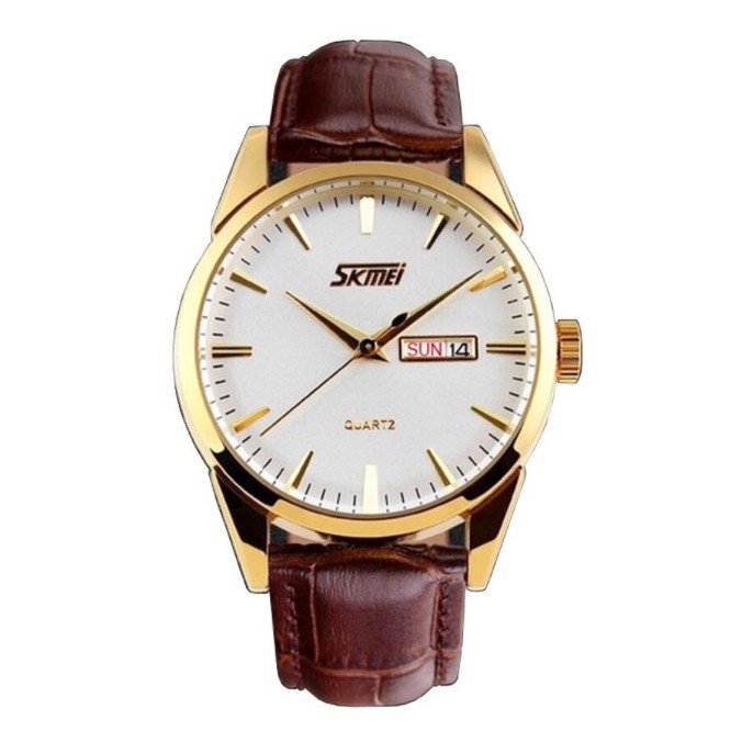 [Trợ Giá] Đồng hồ nam SKMEI 9073 dây da cao cấp sang trọng lịch lãm | BigBuy360 - bigbuy360.vn