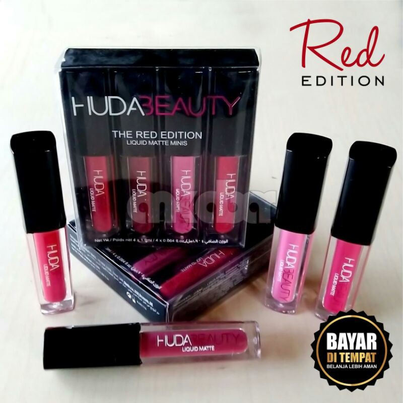 (Hàng Mới Về) Son Môi Huda Beuaty Dạng Kem Lâu Trôi Chống Thấm Nước | BigBuy360 - bigbuy360.vn