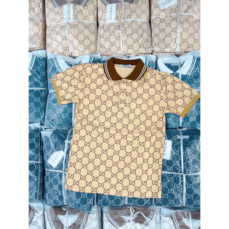 Áo Thun Nam Kiểu Cổ Bẻ Vải Cotton Cao Cấp Phối Họa Tiết Sang Trọng Phong Cách Ulzzang  Hot Trend [NEW UNISEX]