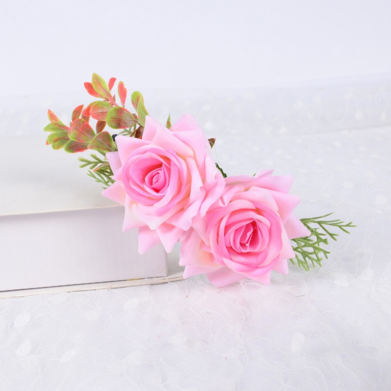 Băng Đô Cài Tóc Hình Hoa Lá Thanh Lịch Cho Nữ