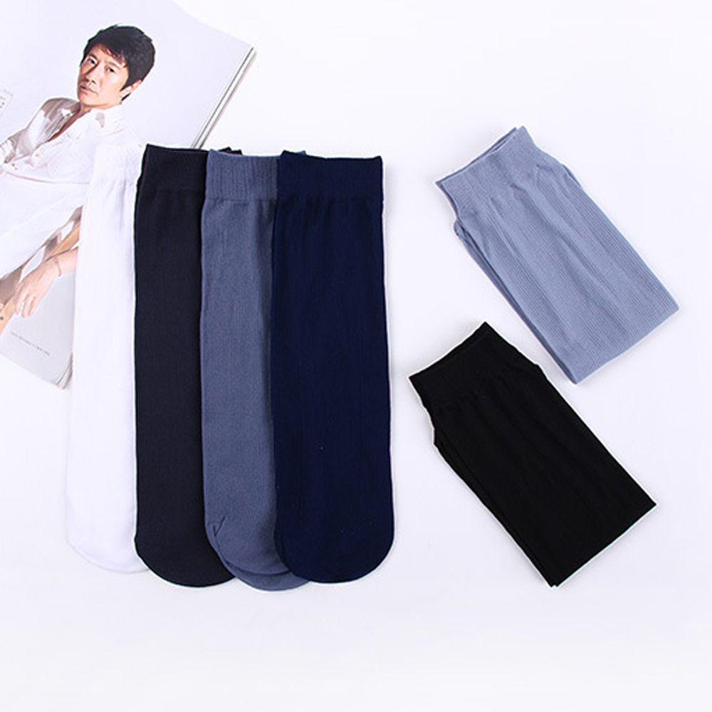 Bộ 10 Đôi Vớ Siêu Mỏng Mềm Mại Họa Tiết Kẻ Sọc Màu Đen Thời Trang Mùa Hè