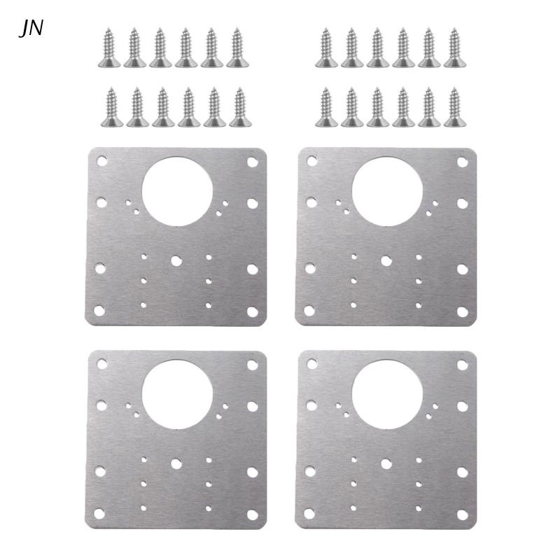 Set 4 Bản Lề Bằng Thép Không Gỉ Dùng Để Sửa Chữa Đồ Nội Thất/Tủ Gỗ