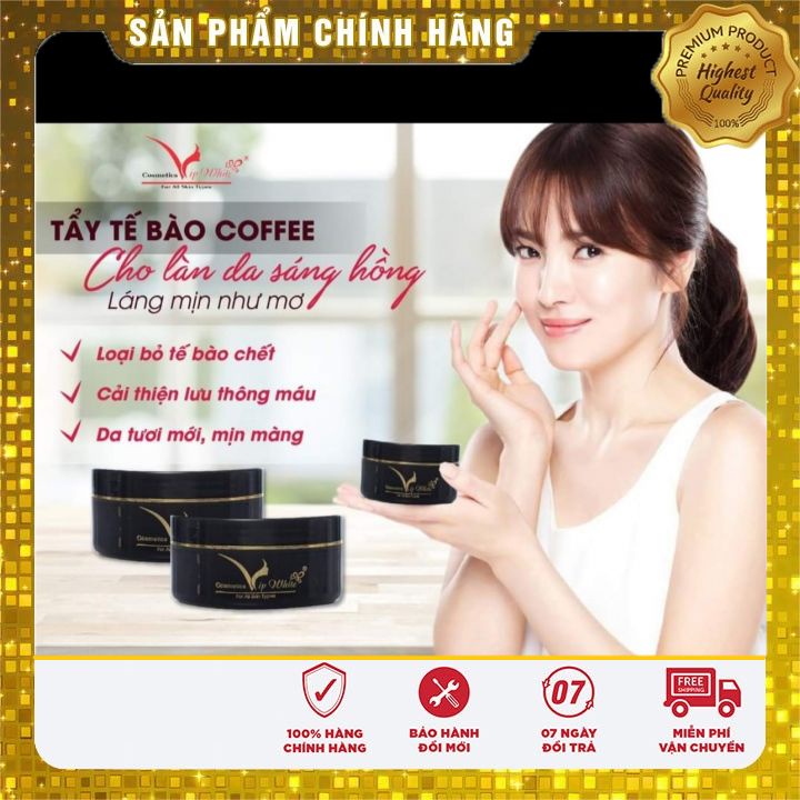 Tẩy tế bào da chết Cà Phê VipWhite