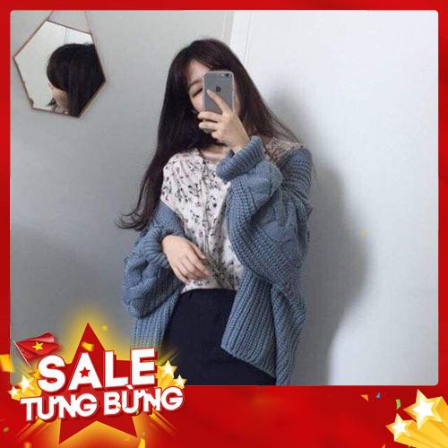 ( ảnh thật ) _ÁO KHOÁC LEN CARDIGAN HÀN QUỐC FROM CỰC XINH -Hàng nhập khẩu