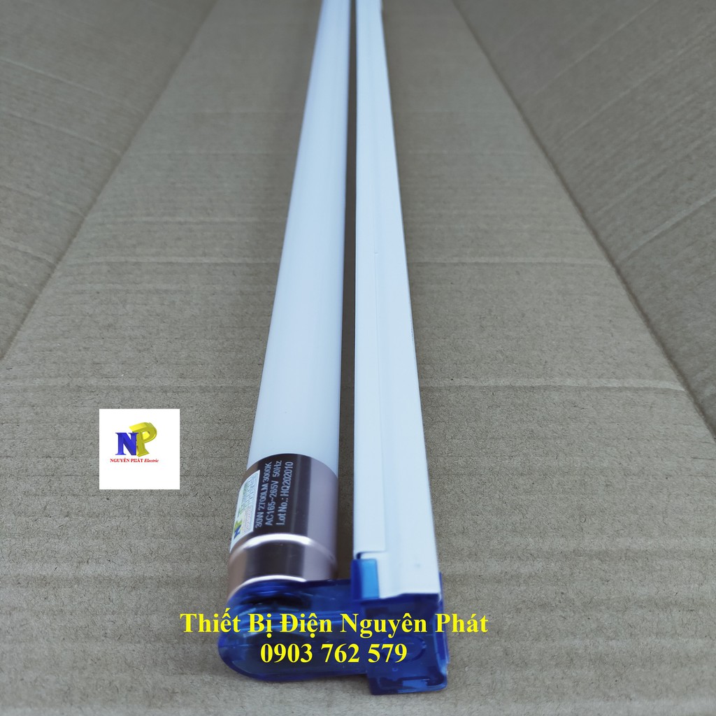 Bộ Bóng Tuýp LED T8 1.2m 32W Siêu Sáng  Bóng Đầu Nhôm Tản Nhiệt Rất Tốt