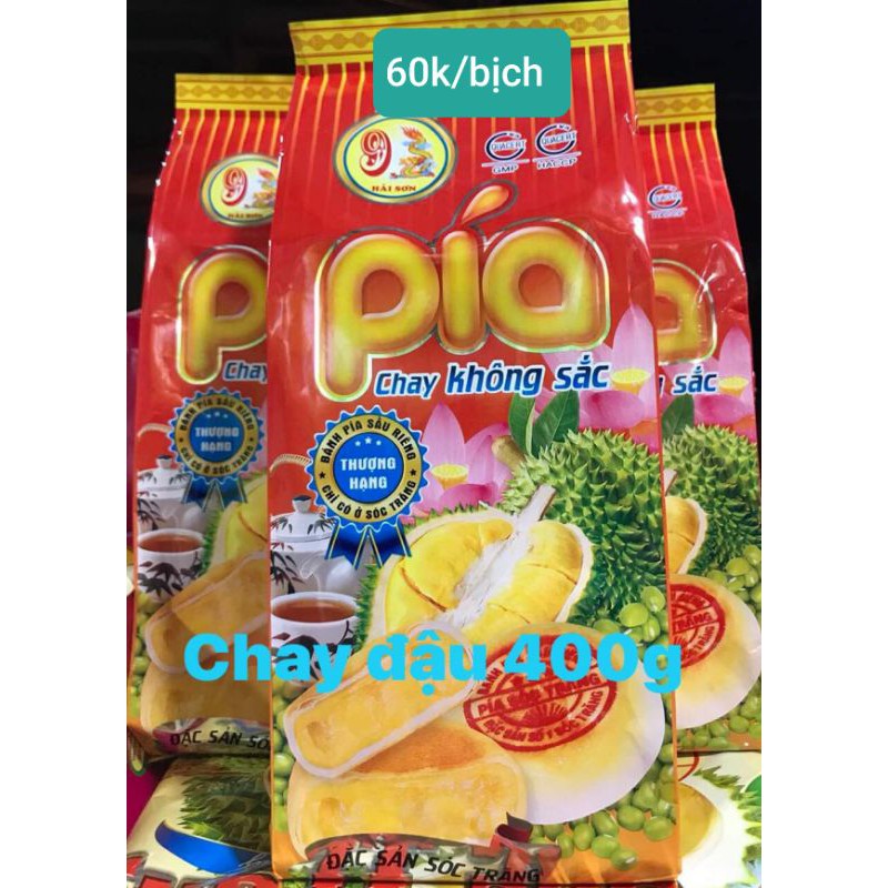 Bánh pía sầu riêng đậu Chay