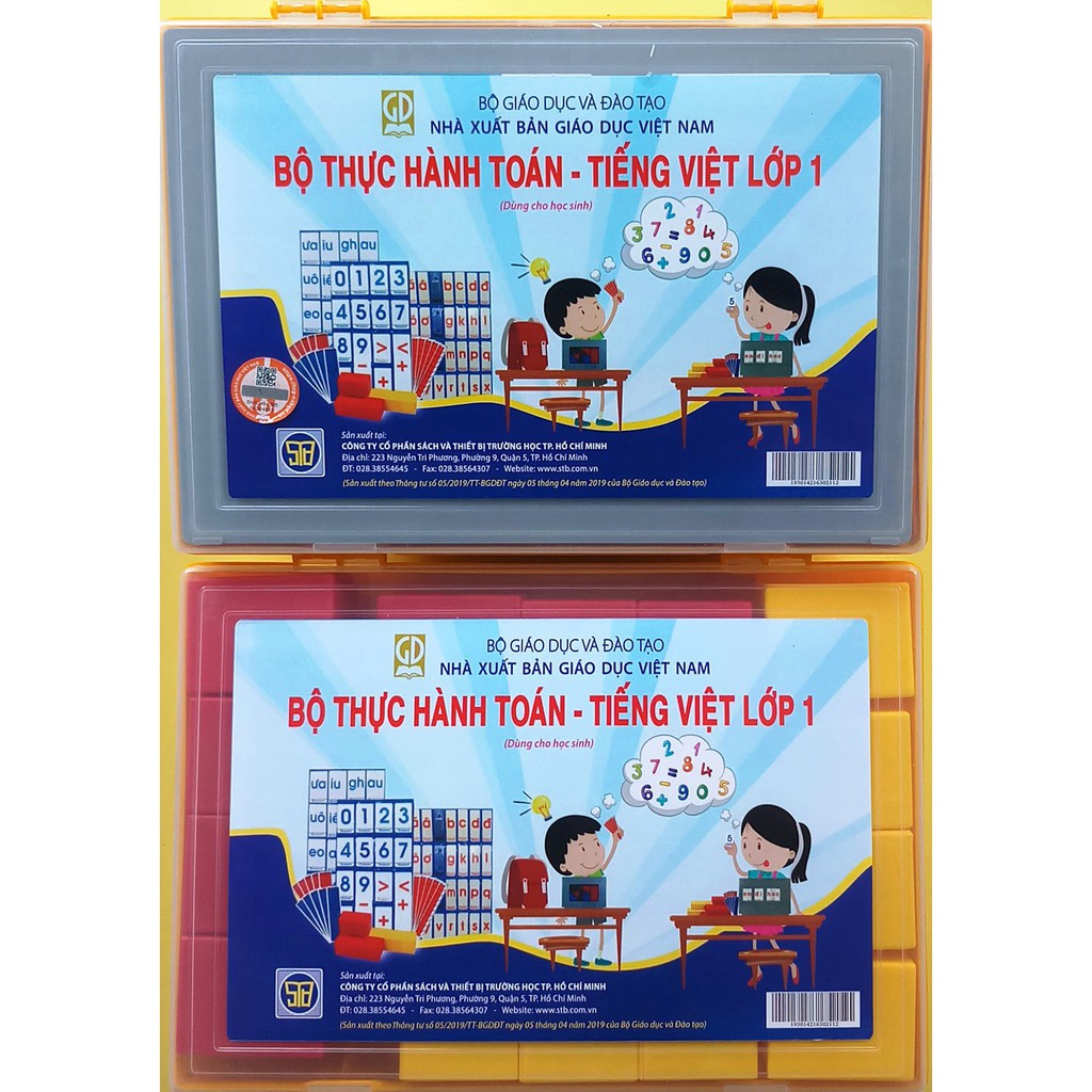 Bộ thực hành - Toán và Tiếng việt lớp 1