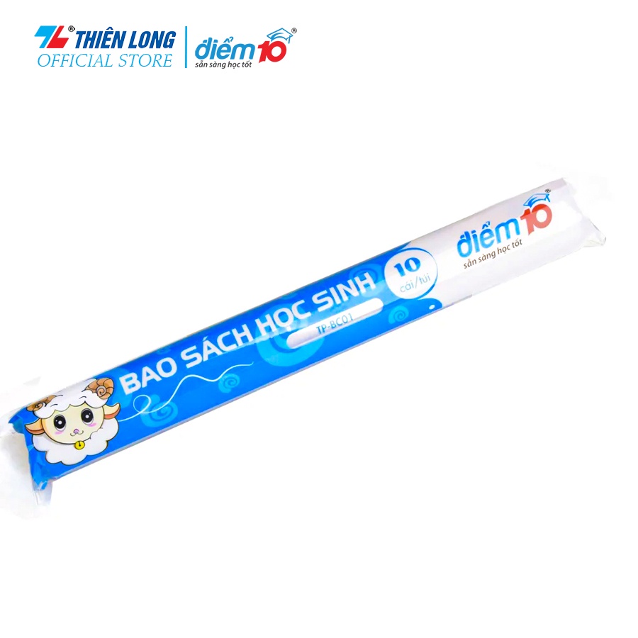Bìa bao sách Điểm 10 TP-BC01 (10 cái)