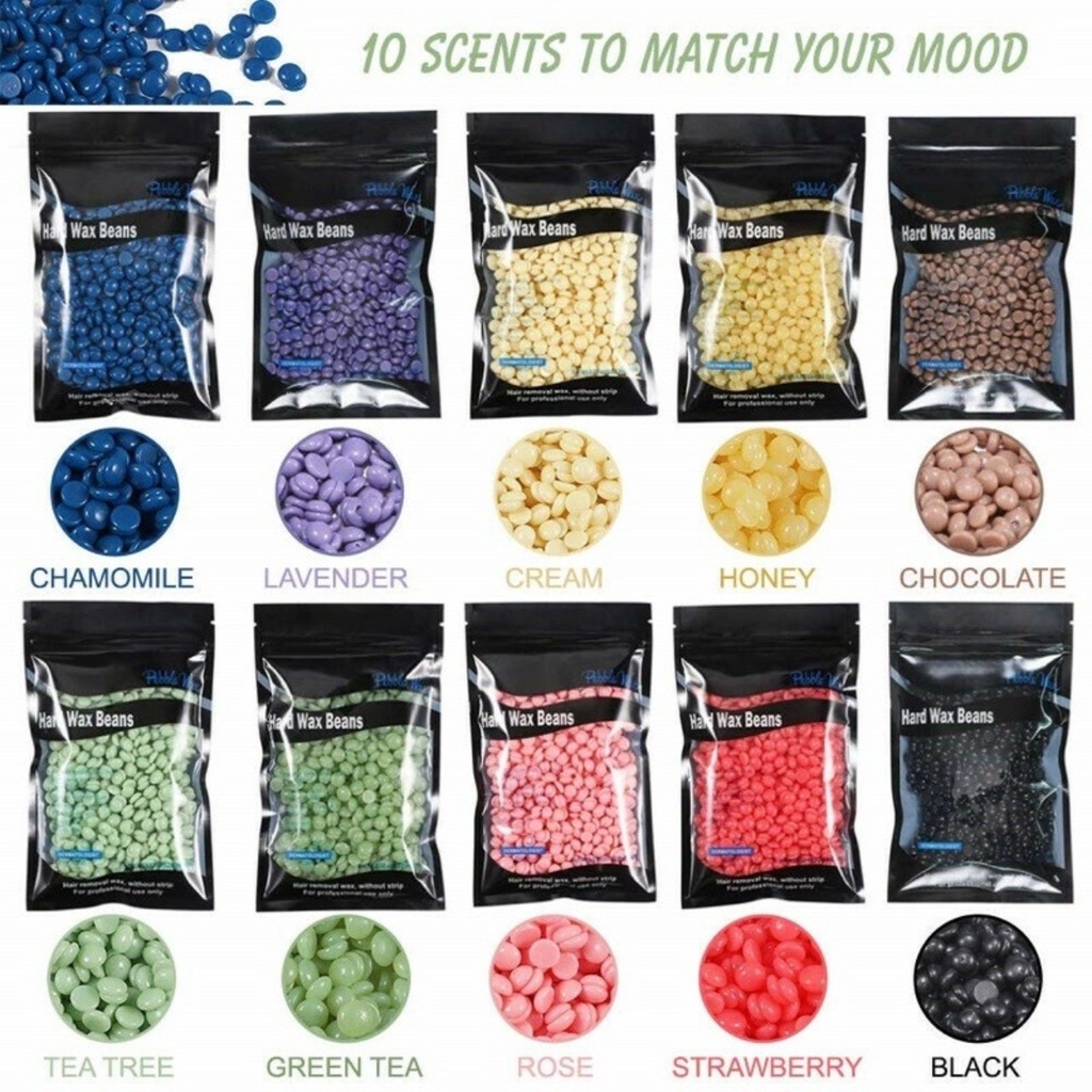 Sáp WAX lông nóng hạt đậu Hard Wax Bean 100g (Chính Hãng Úc) Tặng Que