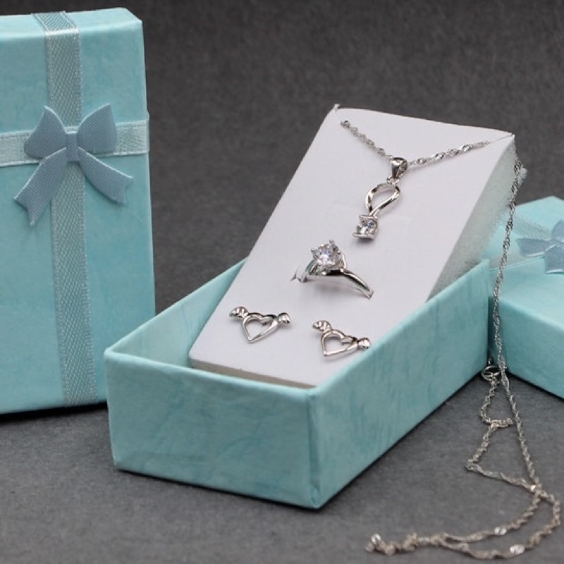 Hộp quà tặng, đựng trang sức, dây chuyền, khuyên tai, nhẫn, cài áo,vòng tay, hộp giấy quà - Hộp nơ đựng son,mỹ phẩm