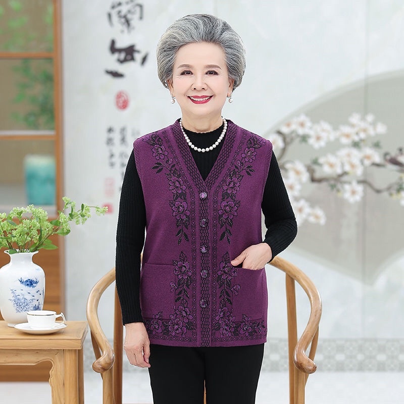 Áo len gile trung niên và cao tuổi