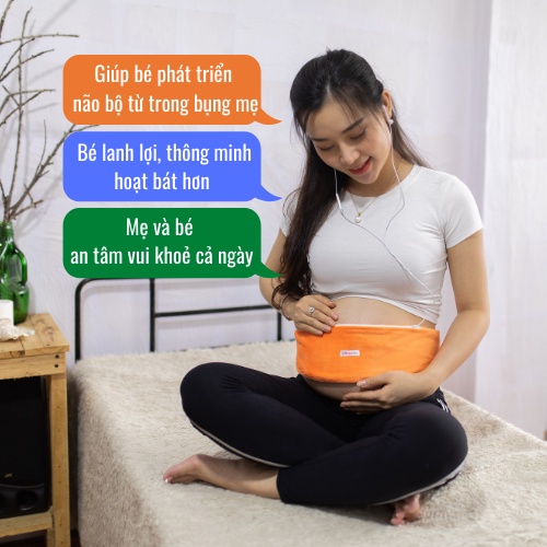 Tai nghe bà bầu cho bé, hỗ trợ thai giáo